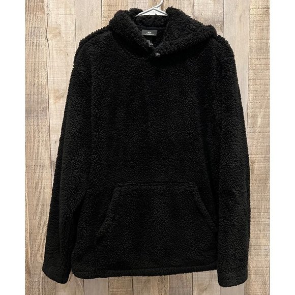 H&M Sweaters - H&M Black Hooded Sweater Jacket Size Medium